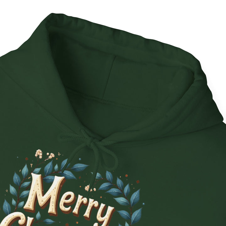 Merry Christmas Wreath | Unisex Hoodie