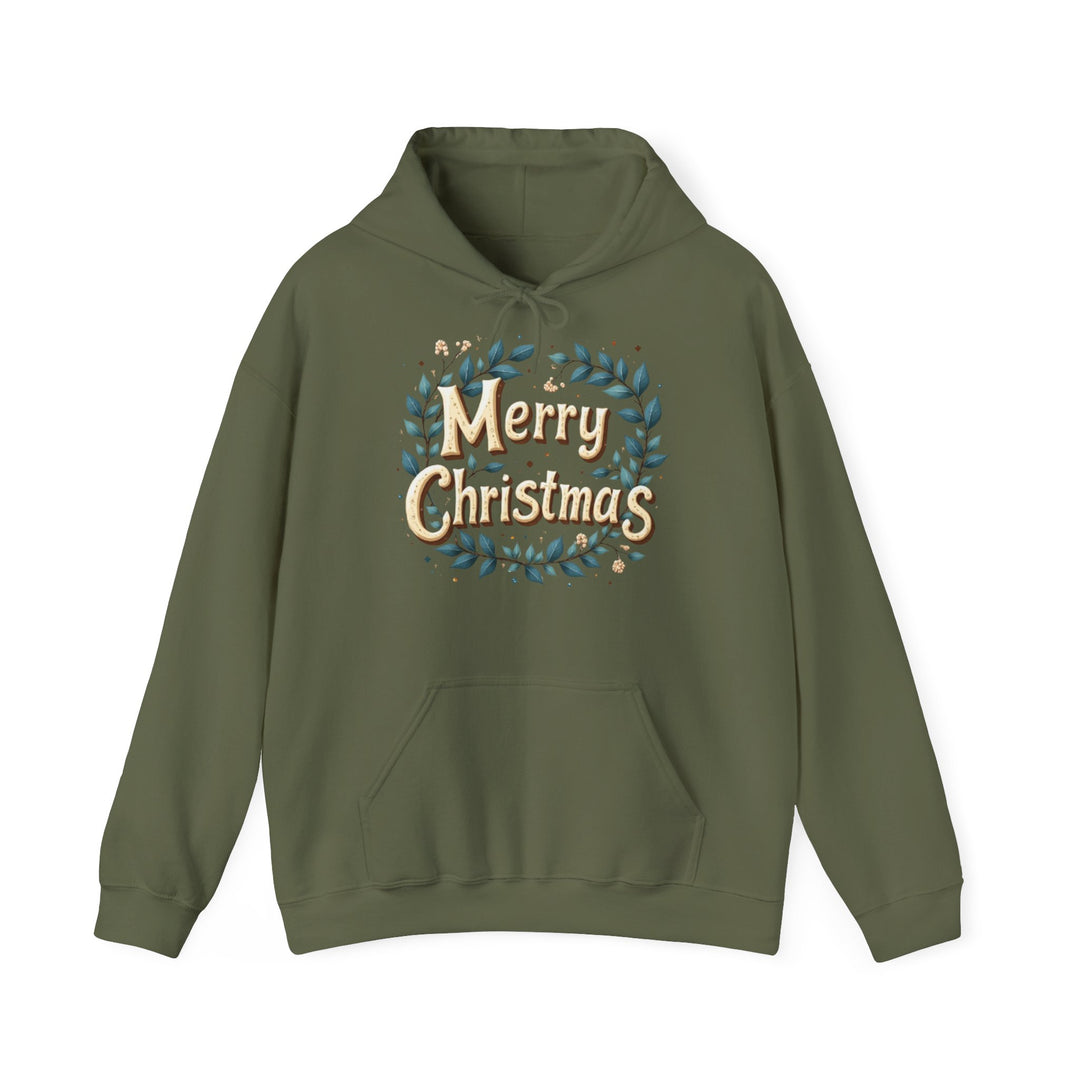 Merry Christmas Wreath | Unisex Hoodie