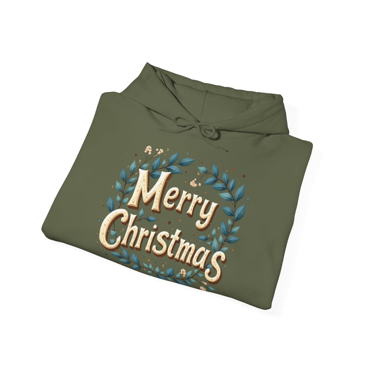 Merry Christmas Wreath | Unisex Hoodie