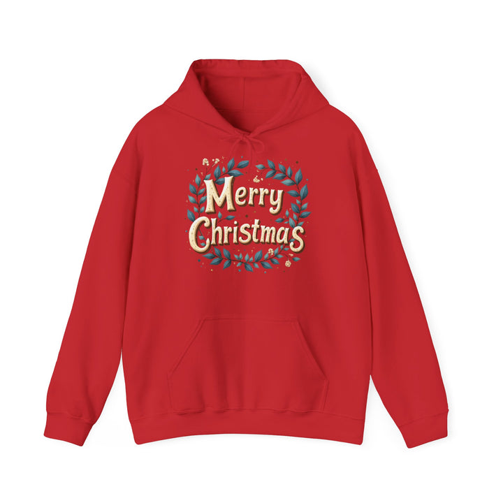 Merry Christmas Wreath | Unisex Hoodie