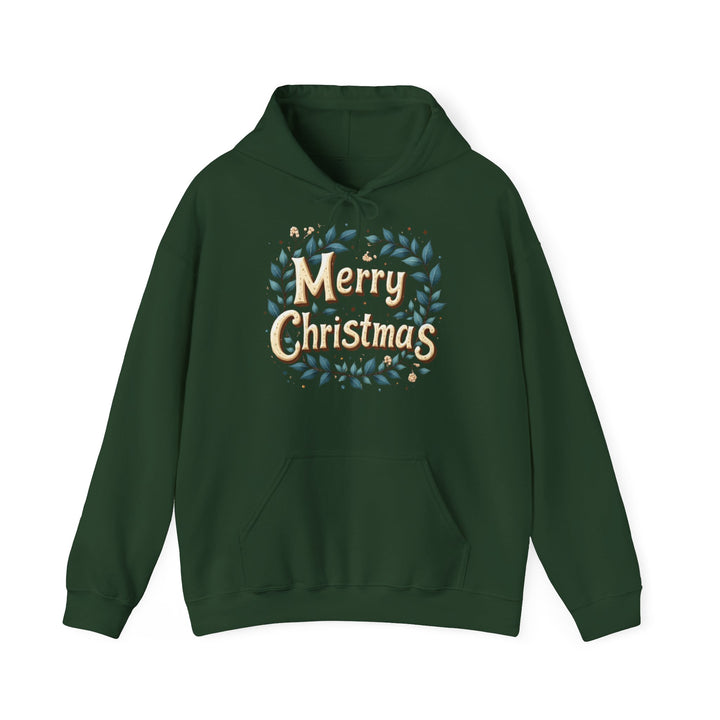 Merry Christmas Wreath | Unisex Hoodie