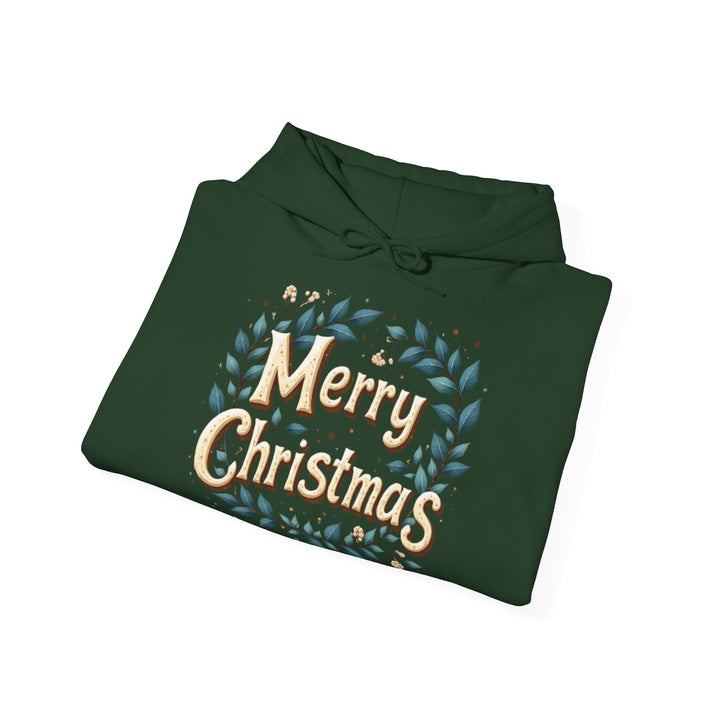 Merry Christmas Wreath | Unisex Hoodie