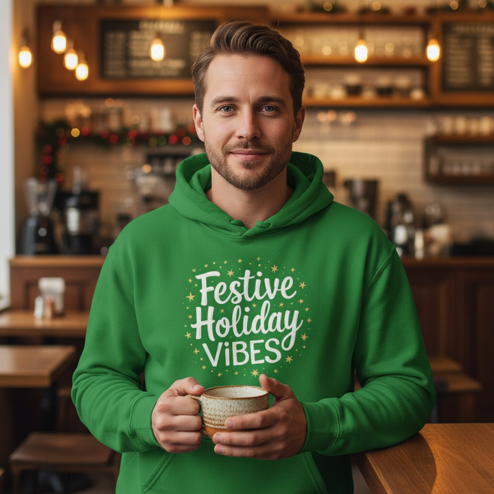 Festive Holiday Vibes | Unisex Hoodie