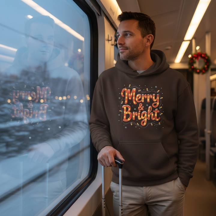 Merry & Bright | Unisex Hoodie