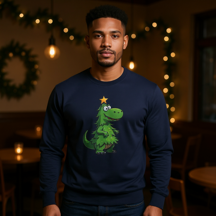 Christmas Dino | Unisex Sweater