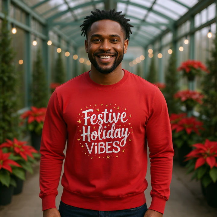 Festive Holiday Vibes | Unisex Sweater