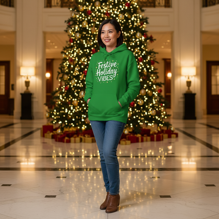Festive Holiday Vibes | Unisex Hoodie