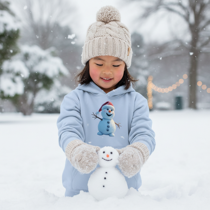 Christmas Snowman | Kids Hoodie