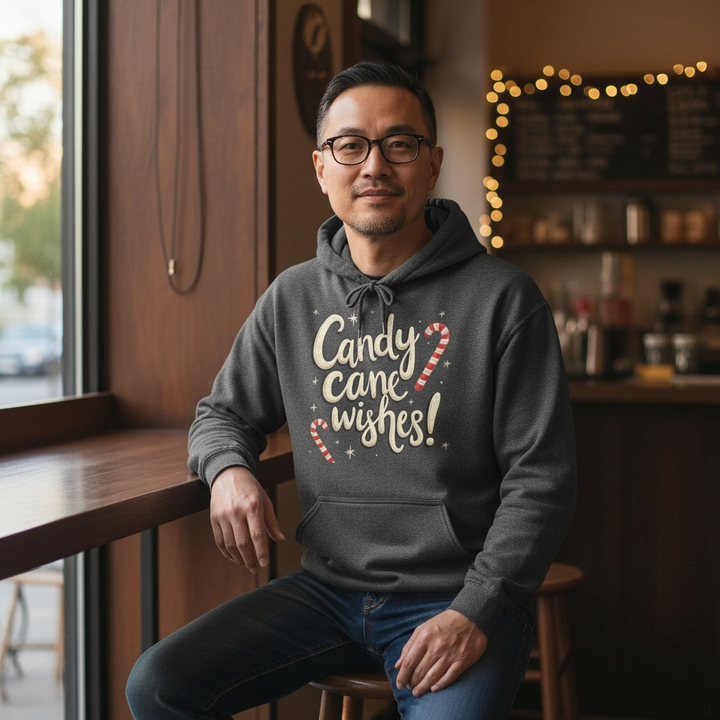 Candy Cane Wishes | Unisex Hoodie